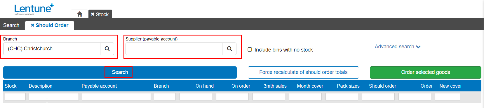ShouldOrderSearch