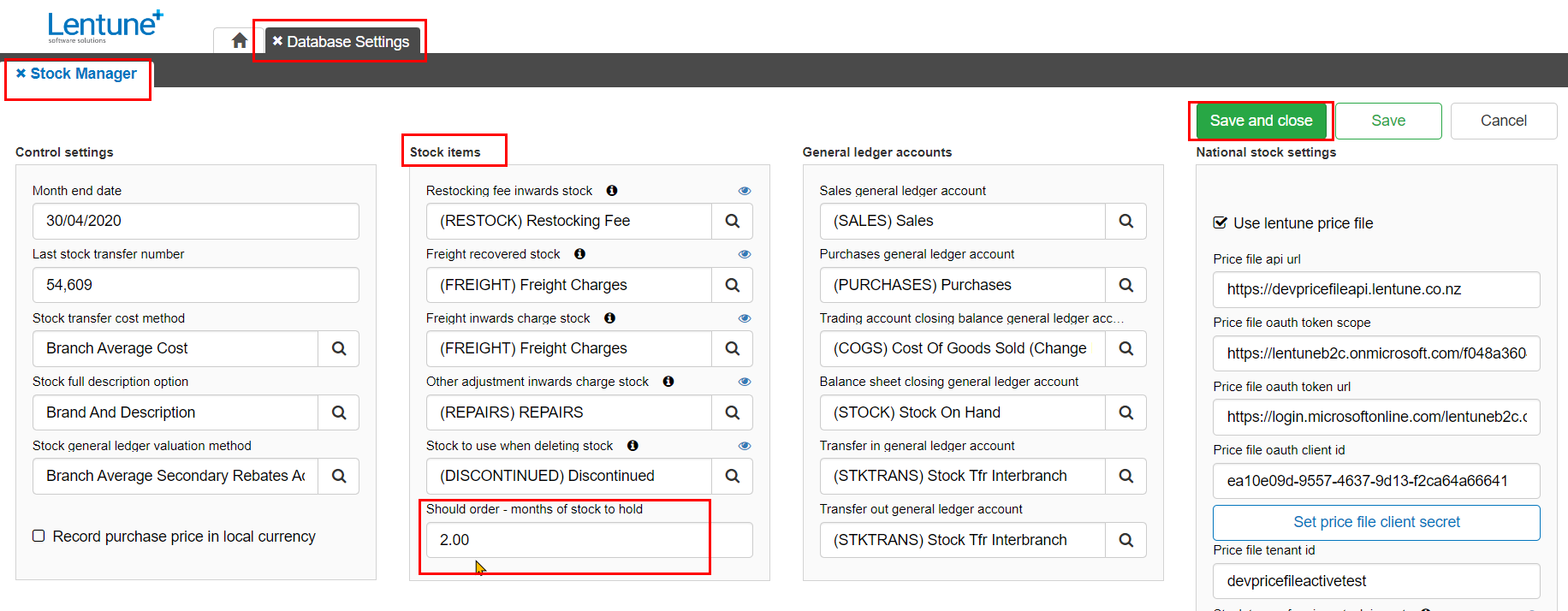 Managing Stock on Hand, Overstocked and Should Order numbers Lentune Wholesaler